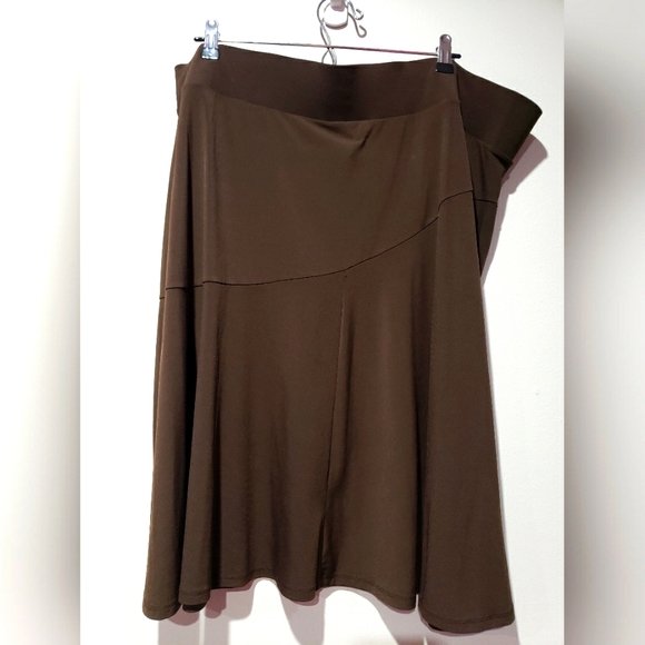 💲🖐🏾/GEORGE Brown matching Skirt & Top 22/24W - Picture 3 of 8